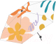 Зонт складной Miniso Flowers Series 4856 - 