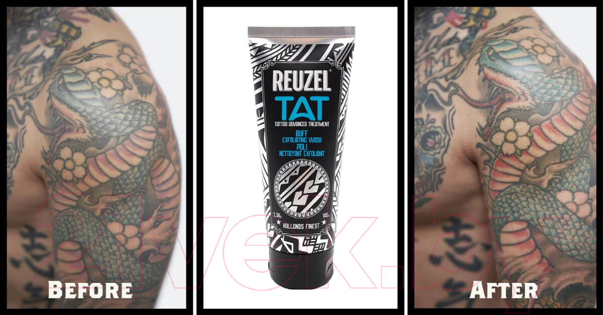 Скраб для тела Reuzel TAT Buff Exfoliating Wash Для ухода за тату