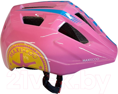 Защитный шлем Maxiscoo MSC-H2402S (S, розовый)