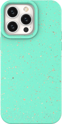 Чехол-накладка Case Recycle для iPhone 14 Pro Max (мятный матовый)