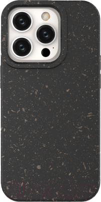 Чехол-накладка Case Recycle для iPhone 14 Pro (черный матовый)