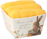 Набор полотенец Этель Кролик с цветами / 10197785 - 