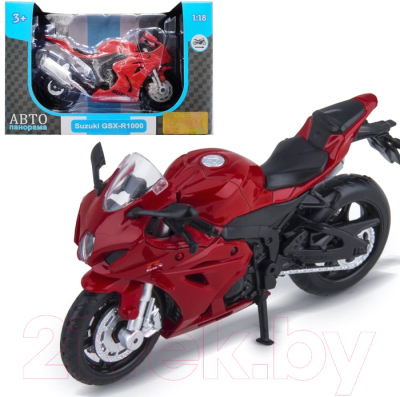 Масштабная модель мотоцикла Sima-Land Автопанорама Suzuki GSX-R 1000 1:18 Мотоцикл / 9086803