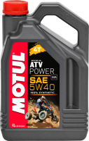 Моторное масло Motul ATV Power 4T 5W40 / 105898 (4л) - 