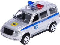 Масштабная модель автомобиля Автоград УАЗ Патриот. Полиция 6403D / 9610387 - 