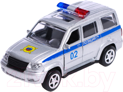 Масштабная модель автомобиля Автоград УАЗ Патриот. Полиция 6403D / 9610387