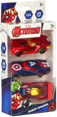 Набор игрушечных автомобилей Marvel Мстители / 9938591