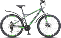 Велосипед STELS Navigator 710 MD V020 / LU085138 (27.5, антрацитовый/зеленый/черный) - 