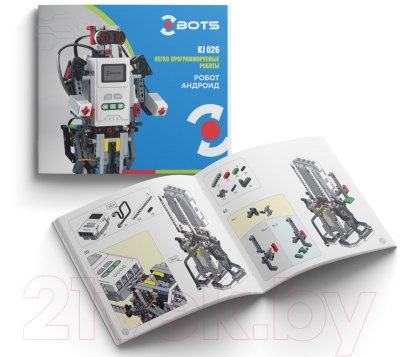 Конструктор программируемый Знаток Z-Bots Легко программируемые Роботы / 39026_KJ026 (667эл)
