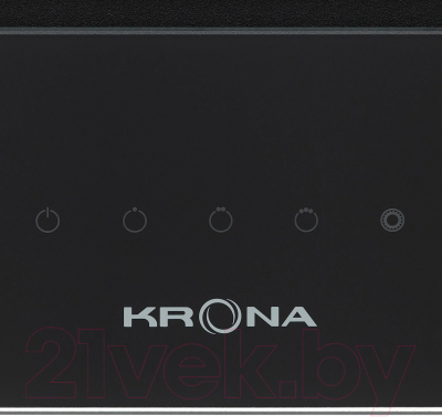 Вытяжка наклонная Krona Saturn 600 DN 4S / КА-00007185 (черный)