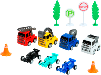 Набор игрушечных автомобилей Sima-Land Мини 558-3102-14T / 9893557 - 