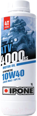Моторное масло Ipone ATV 4000 RS 10W40 / 800167 (1л)