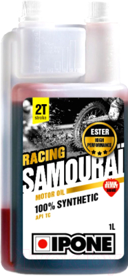 Моторное масло Ipone Samourai Racing Клубника / 800090 (1л)
