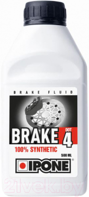 Тормозная жидкость Ipone Brake Dot 4 Synthetic / 800312 (500мл)