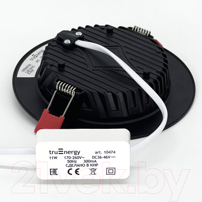 Точечный светильник Truenergy 11W 4000К 10474 (черный)