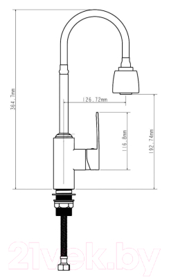 Смеситель Econoce EC0275BL