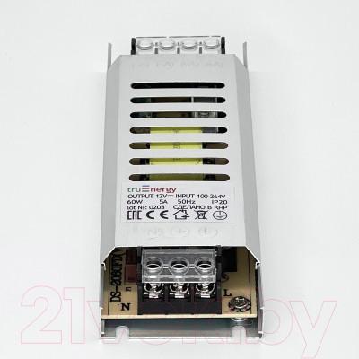 Блок питания для светодиодной ленты Truenergy Block Mini 12V 60W IP20 / 17079