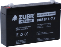 Батарея для ИБП Zubr GP 6V (7.2 А/ч) - 