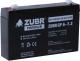 Автомобильный аккумулятор Zubr GP 6V (7.2 А/ч) - 