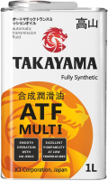 Трансмиссионное масло Takayama ATF Multi / 605144 (1л) - 