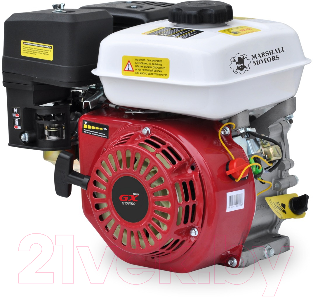 Двигатель бензиновый Marshall Motors GX 170F(K) / MMGX170FK — фото 3