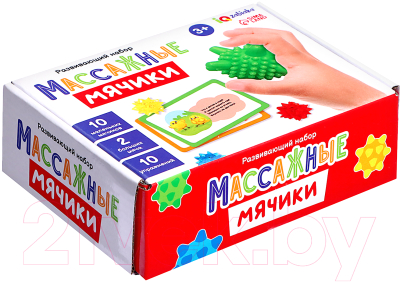 Развивающий игровой набор Zabiaka IQ Массажные мячики / 10067779