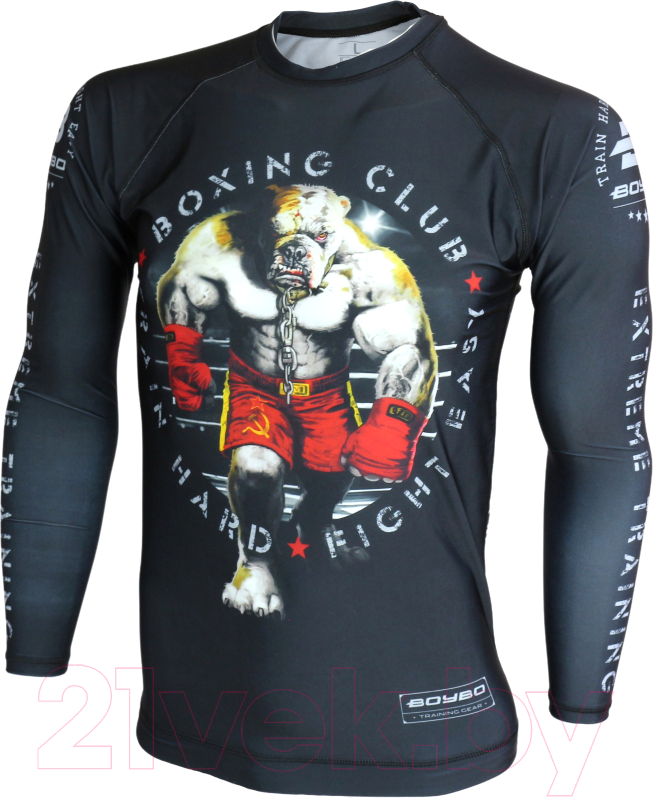 Лонгслив для единоборств BoyBo Bulldog для MMA (XS)