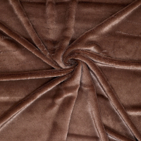 Ткань для творчества Страна Карнавалия Лоскут. Мех на трикотажной основе / 10114544 (темно-коричневый) - 