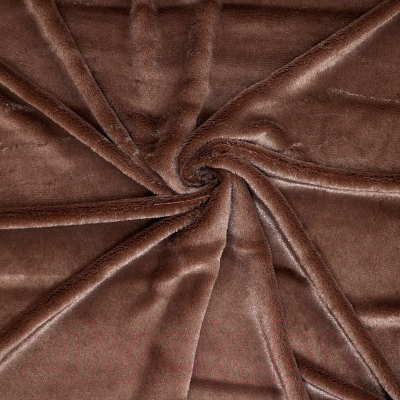 Ткань для творчества Страна Карнавалия Лоскут. Мех на трикотажной основе / 10114544 (темно-коричневый)