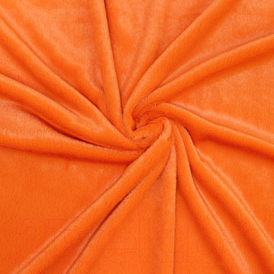 Ткань для творчества Страна Карнавалия Лоскут. Мех на трикотажной основе / 10114541 (оранжевый)