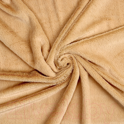 Ткань для творчества Страна Карнавалия Лоскут. Мех на трикотажной основе / 10114543 (светло-коричневый)