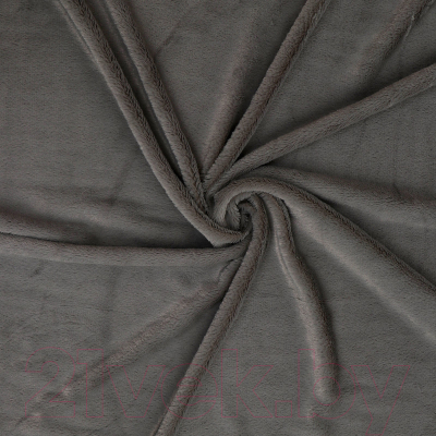 Ткань для творчества Страна Карнавалия Лоскут. Мех на трикотажной основе / 10114542 (светло-серый)