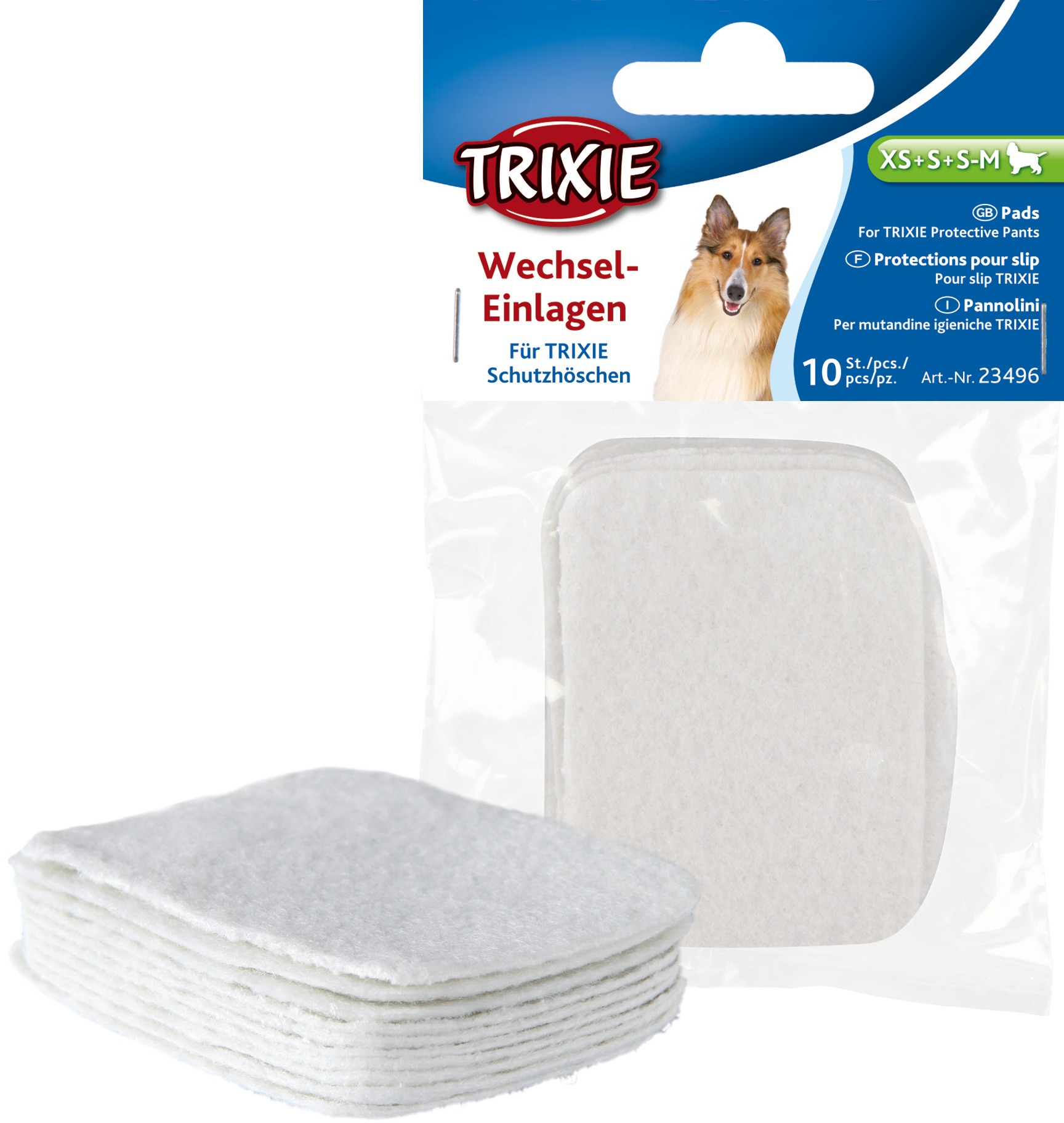 Гигиенические прокладки для собак Trixie 23496 (XS-M, 10шт)