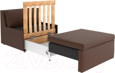 Кресло-кровать Mio Tesoro Тилаус ACH Falcone 16 (Brown)