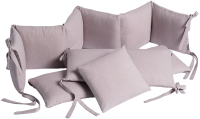 Бортик в кроватку Perina Soft Cotton / СК1/4-05.8 (мокко) - 