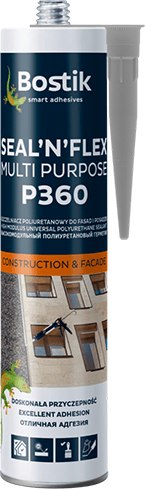 Герметик полиуретановый Bostik Seal'n'Flex P360 Multi Purpose (300мл, белый)