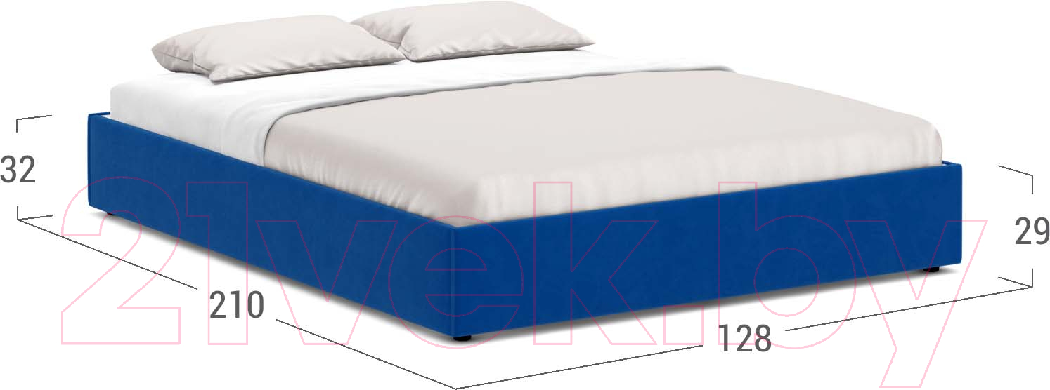 Двуспальная кровать Moon Trade 1260/MF009349
