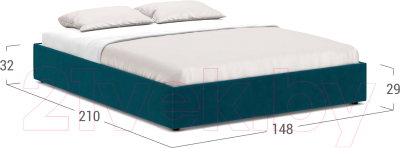 Двуспальная кровать Moon Family 1260/MF009251