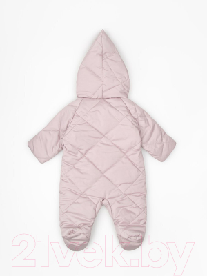 Комбинезон прогулочный детский Amarobaby Elf / AB-OD23-6201EL-40-68  (лавандовый/серый, р.68)