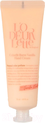 Изображение товара Крем для рук L'odeurlette In England Colorfit Burnt Vanilla Hand Cream Увлажняющий (50мл)