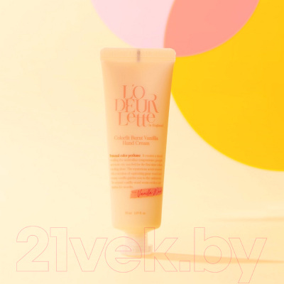 Изображение товара Крем для рук L'odeurlette In England Colorfit Burnt Vanilla Hand Cream Увлажняющий (50мл)
