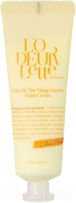 Крем для рук L'odeurlette In England Colorfit Ylang Garden Hand Cream Увлажняющий (50мл)