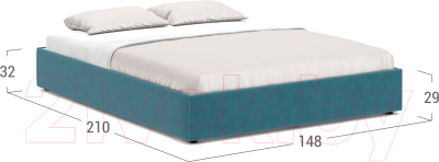 Двуспальная кровать Moon Family 1260/MF004849