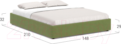 Двуспальная кровать Moon Family 1260/MF004860