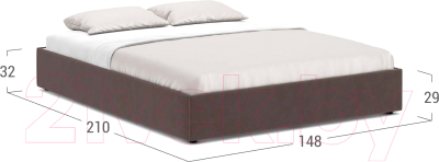 Двуспальная кровать Moon Family 1260/MF005653