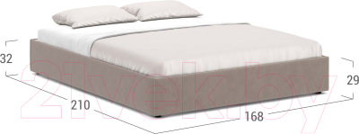 Двуспальная кровать Moon Family 1260/MF004881