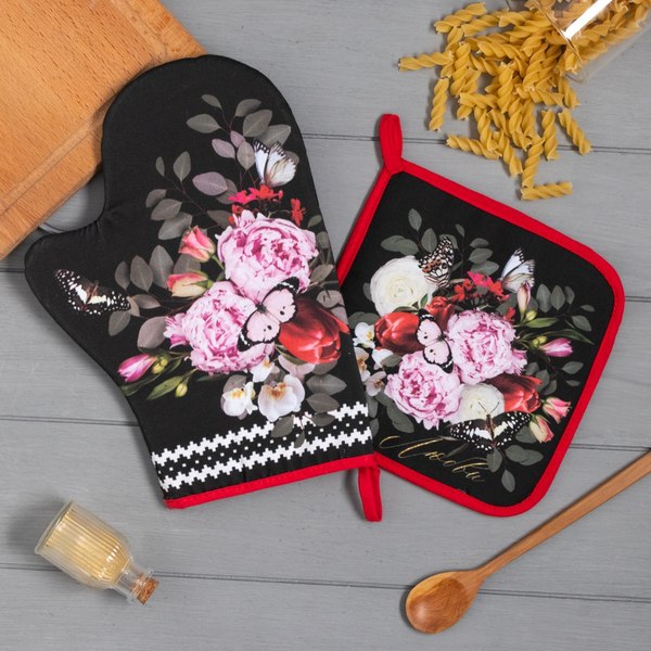 Набор прихваток Этель Flowers / 6535976