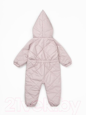 Комбинезон прогулочный детский Amarobaby Elf / AB-OD23-6201EL-40-80  (лавандовый/серый, р.80)