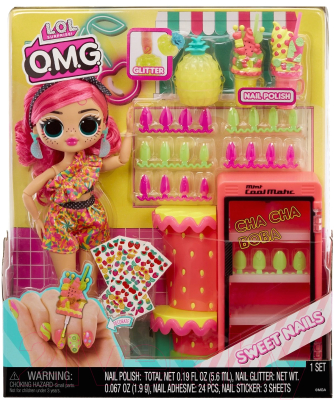 Кукла с аксессуарами LOL Surprise! ОМГ Sweet Nails Пинки / 42690