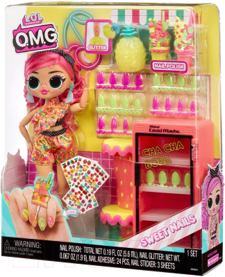 Кукла с аксессуарами LOL Surprise! ОМГ Sweet Nails Пинки / 42690